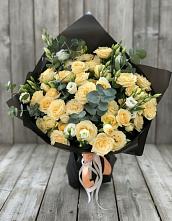 Букет цветов из:  Розы и Лизиантусы #REPLACE_PRED# Коркино