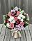 Букет цветов из: Альстромерии, Гвоздики, Розы и Хризантемы в Коркино