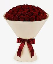 Букет 101 Бордовая роза Блэк Бакарра в Коркино