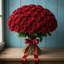 Букет Красные розы Блэк Меджик в Коркино