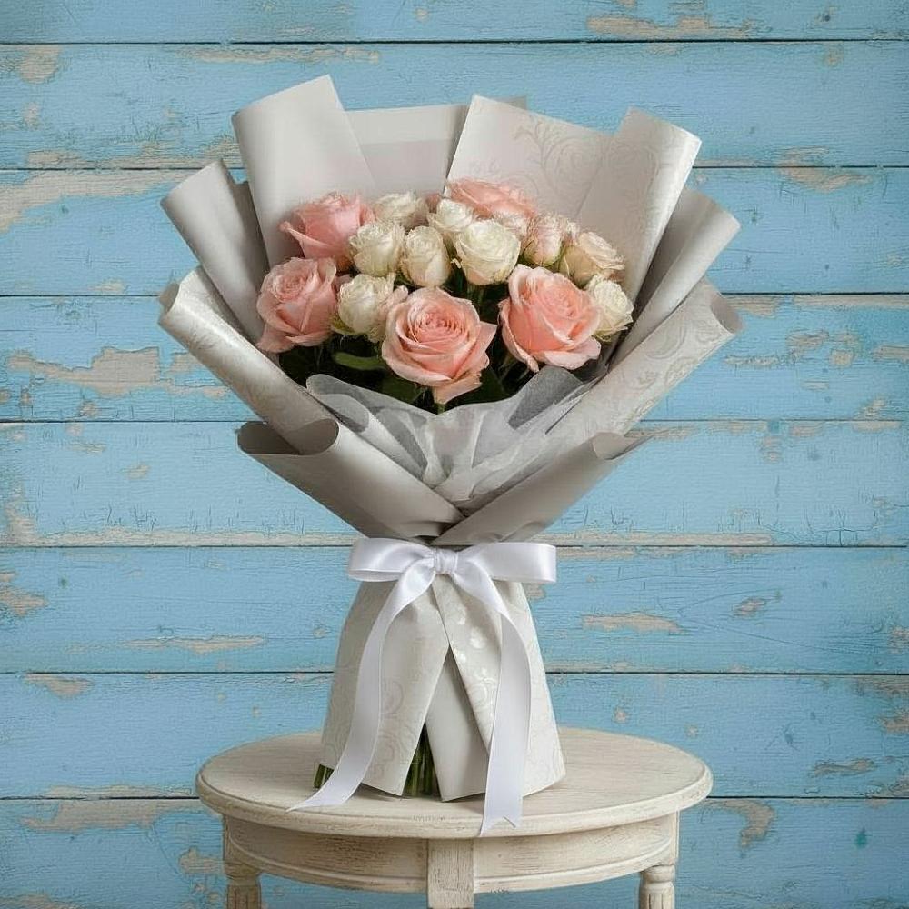 Букет цветов из: Розы в Коркино
