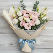 Букет цветов из:  Лизиантусы в Коркино