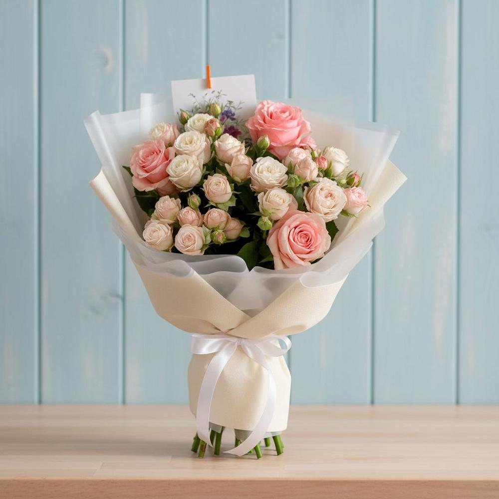 Букет цветов из: Розы в Коркино