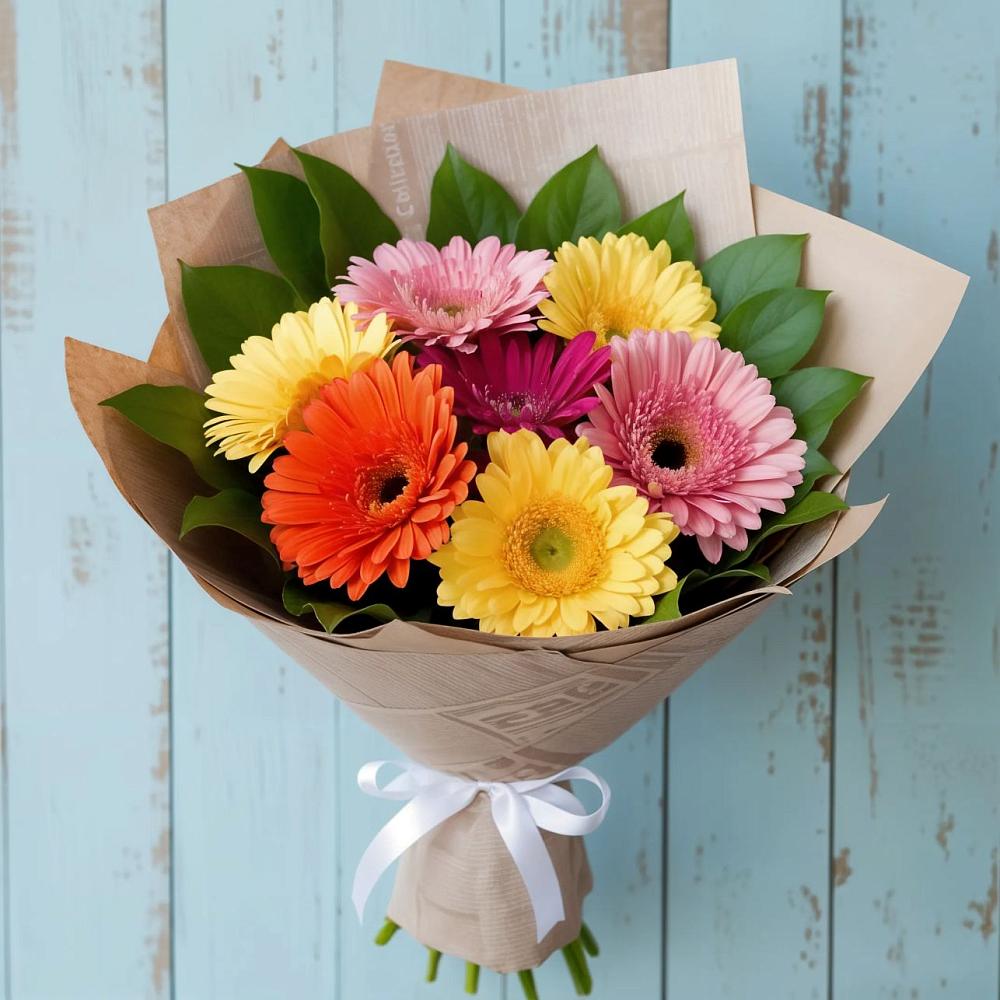 Букет цветов из: Герберы в Коркино