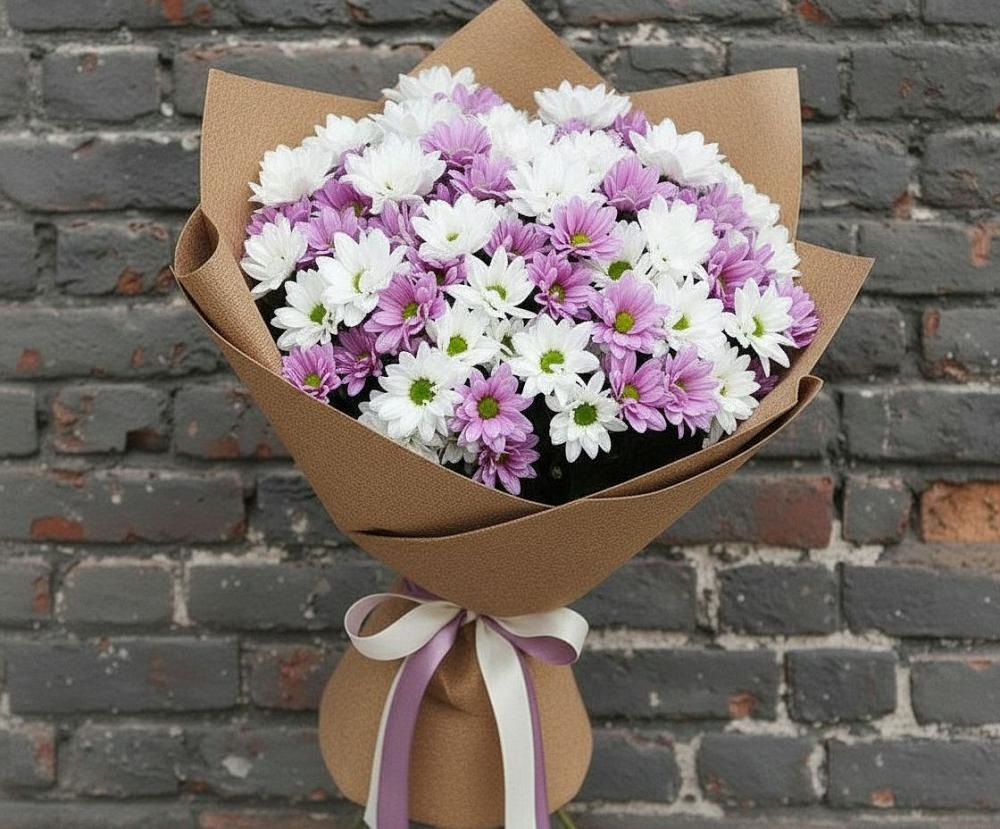 Букет цветов из: Хризантемы в Коркино