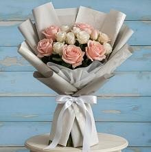 Букет цветов из:  Розы #REPLACE_PRED# Коркино