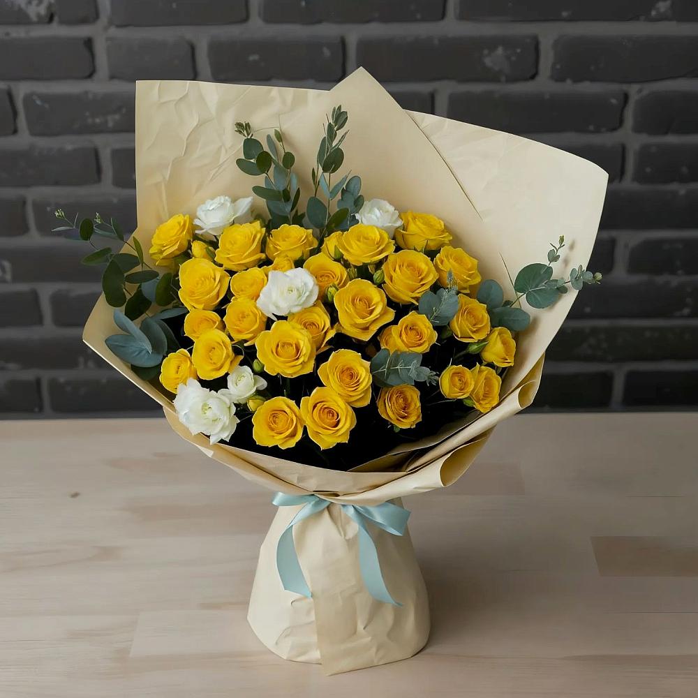 Букет цветов из: Розы в Коркино