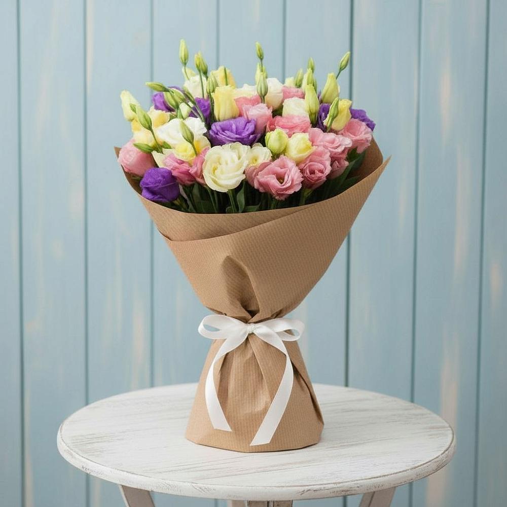 Букет цветов из: Лизиантусы в Коркино