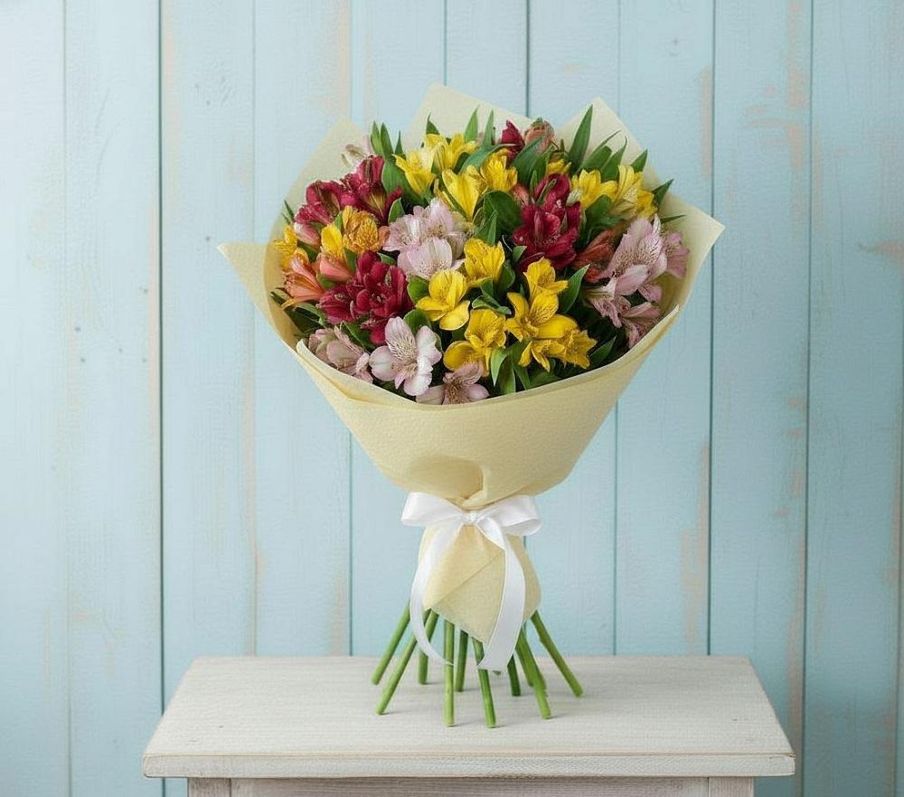 Букет цветов из: Альстромерии в Коркино